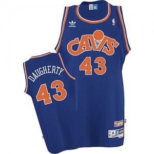 Maglie Basket retro Daugherty Cleveland Cavaliers Blu