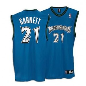 Maglie Basket retro Garnett Minnesota Timberwolves Blu