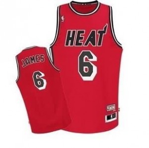 Canotte NBA Rivoluzione 30 retro James Miami Heats Rosso