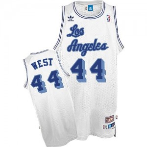 Maglie Basket retro Jerry West Los Angeles Lakers Bianco