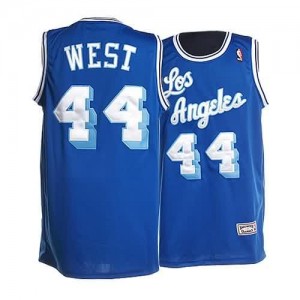 Maglie Basket retro Jerry West Los Angeles Lakers Blu