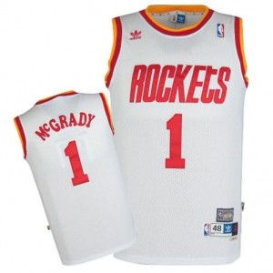 Maglie Basket retro McGrady Houston Rockets Bianco