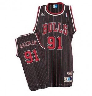 Maglie Basket Rodman Chicago Bulls Nero