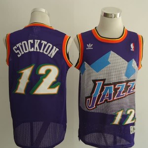 Maglie Basket retro Stockton Utah Jazz Porpora