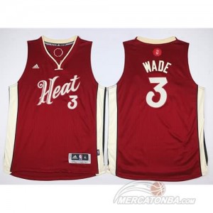 Maglie NBA Bambini Wade Miami Heats Rosso