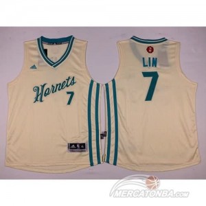 Maglie NBA Bambini Lin New Orleans Hornets Bianco