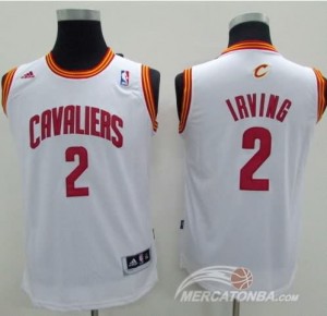 Maglie Bambini Irving Cleveland Cavaliers Bianco