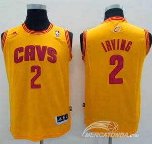 Maglie Bambini Irving Cleveland Cavaliers Giallo