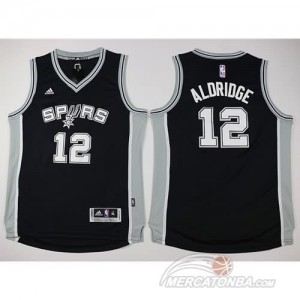 Maglie Bambini Aldridge San Antonio Spurs Nero