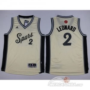 Maglie NBA Bambini Leonard San Antonio Spurs Bianco