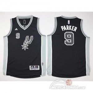 Maglie NBA Bambini Leonard San Antonio Spurs Nero Grigio