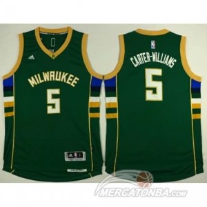 Canotte Basket Carter-Williams Milwaukee Bucks Verde