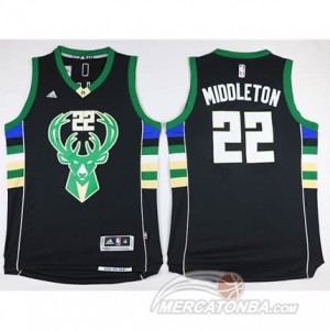 Canotte Basket Middleton Milwaukee Bucks Nero