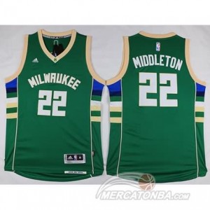 Canotte Basket Parker Milwaukee Bucks Verde