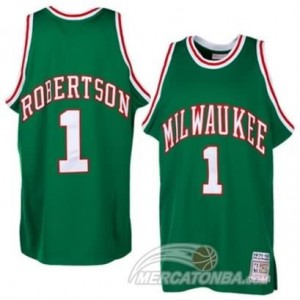 Canotte NBA Robertson Milwaukee Bucks Verde