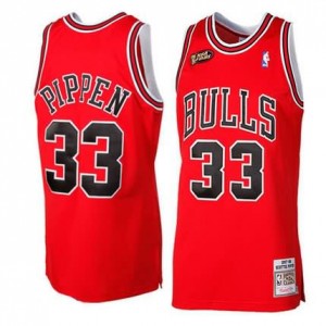 Maglie Basket Retro Pippen 97-98 Chicago Bulls Rosso