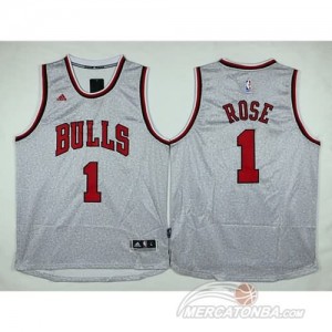 Canotte Basket Moda Bulls Rose Grigio