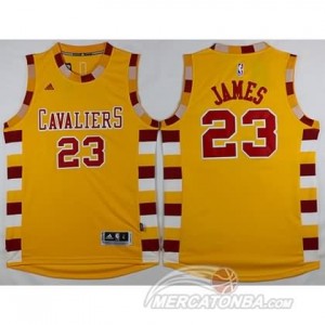 Maglie Basket James Cleveland Cavaliers Giallo