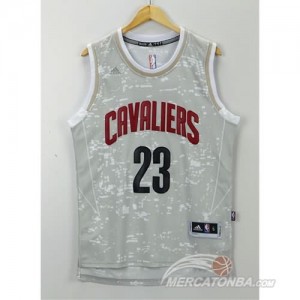 Canotte Basket Luces Cavaliers James Grigio