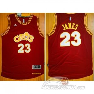 Maglie Basket James Cleveland Cavaliers Rosso