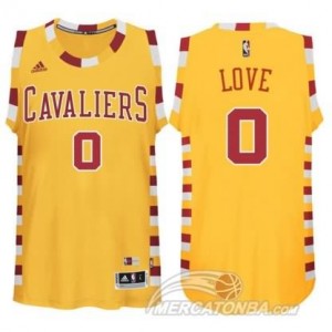 Maglie Basket Love Cleveland Cavaliers Giallo