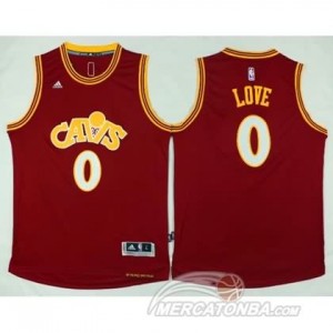 Maglie Basket Retro Love Cleveland Cavaliers Rosso