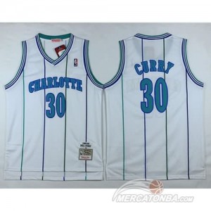 Canotte Basket Charlotte Curry New Orleans Hornets Bianco