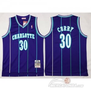 Canotte Basket Charlotte Curry New Orleans Hornets Porpora