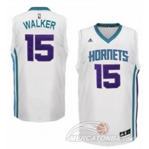 Canotte Basket Charlotte Walker New Orleans Hornets Bianco