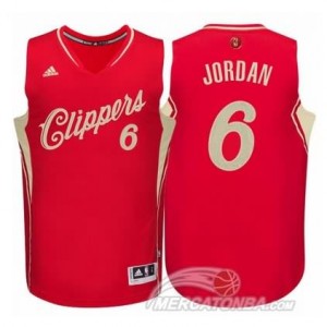 Maglie Basket Jordan Christmas Los Angeles Clippers Rosso