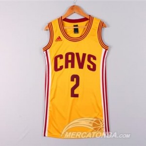 Maglie NBA Donna Irving Cleveland Cavaliers Giallo