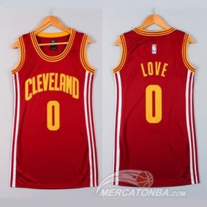 Maglie NBA Donna Love Cleveland Cavaliers Rosso