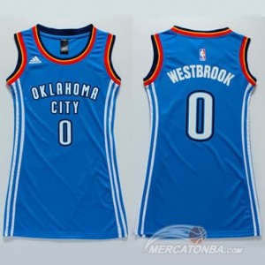 Italia Maglie Donna Westbrook Oklahoma City Thunder Blu