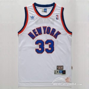 Maglie Basket Ewing New York Knicks Bianco