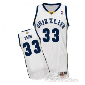 Canotte NBA Rivoluzione 30 Gasol Memphis Grizzlies Bianco