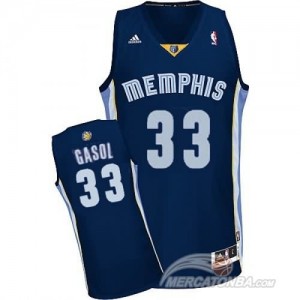 Canotte NBA Rivoluzione 30 Gasol Memphis Grizzlies Blu