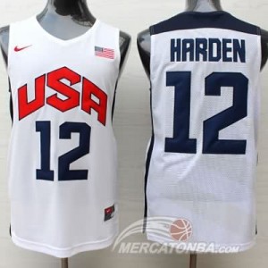 Canotte Harden USA 2012 Bianco