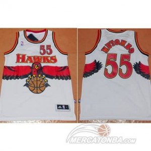 Maglie Basket Mutombo Atlanta Hawks Bianco