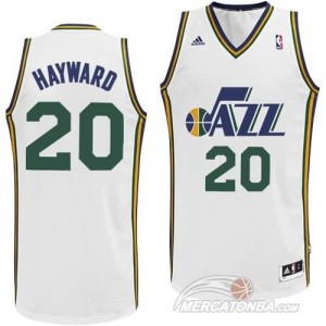 Maglie Basket Hayward Utah Jazz Bianco