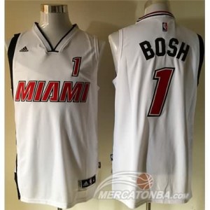 Maglie Shop Bosh Miami Heats Bianco