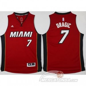 Maglie Shop Dragic Miami Heats Rosso