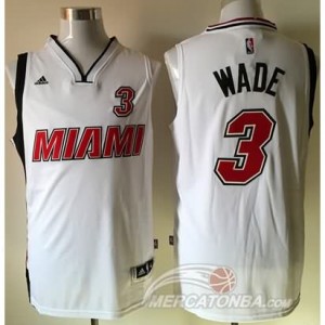 Maglie Basket Wade Miami Heats Bianco