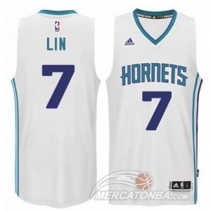 Canotte Basket Retro Lin New Orleans Hornets Bianco