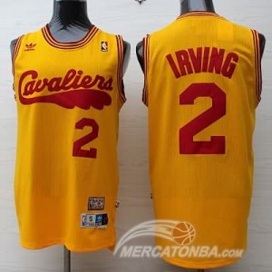 Maglie Basket Irving Cavs Cleveland Cavaliers Giallo