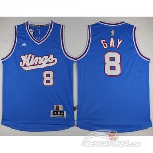 Maglie Shop Gay 15-16 Sacramento Kings Blu