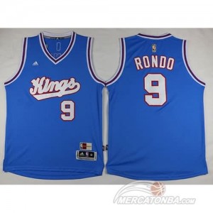 Maglie Basket Rondo 15-16 Sacramento Kings Blu