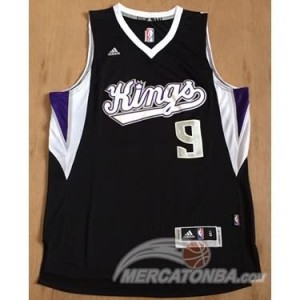 Maglie Basket Rondo Sacramento Kings Nero