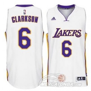 Maglie Shop Clarkson Los Angeles Lakers Bianco