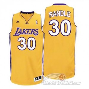 Maglie Basket Randle Los Angeles Lakers Giallo