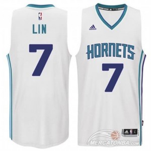 Maglie Basket Lin New Orleans Hornets Bianco